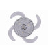 Fanaway Veil AC 121cm Ceiling Fan Chrome E14 Remote Control-5