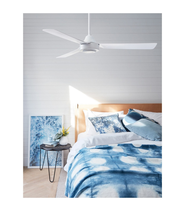 Bayside Calypso AC 122cm Ceiling Fan White Wall Control-3