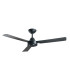Bayside Calypso AC 122cm Ceiling Fan Black Wall Control