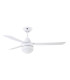 Bayside Megara AC 122cm Ceiling Fan White Remote Control-1