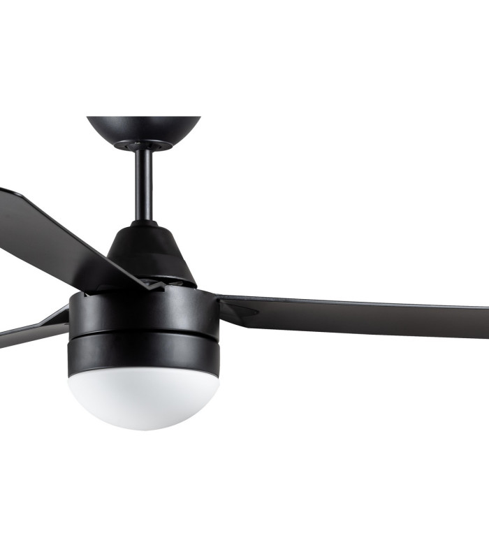 Bayside Megara AC 122cm Ceiling Fan Black Remote Control-2