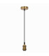Alfa Slim Pendant Ceiling Light Brass 1xE27-1