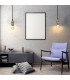 Alfa Slim Pendant Ceiling Light Brass 1xE27-2