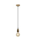 Alfa Slim Pendant Ceiling Light Brass 1xE27-4