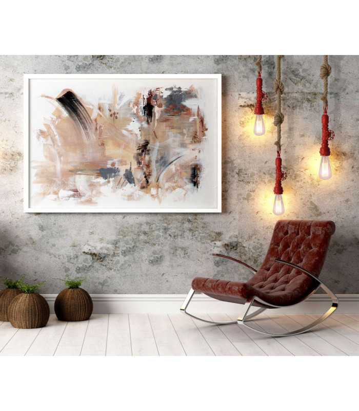 Regia Slim Pendant Ceiling Light Red 1xE27-4