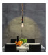 Regia Slim Pendant Ceiling Light Black 1xE27-3