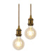 Ontario Slim Pendant Ceiling Light Old Brass 2xE27-6