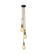 Ontario Cluster Pendant Ceiling Light Old Brass 3xE27-7