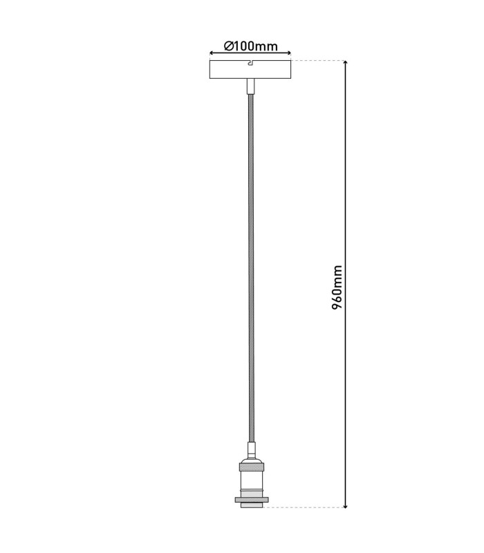 Ontario Slim Pendant Ceiling Light Old Brass 1xE27-4