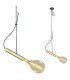 Corbatin Pendant Ceiling Light Brass 1xE27-6