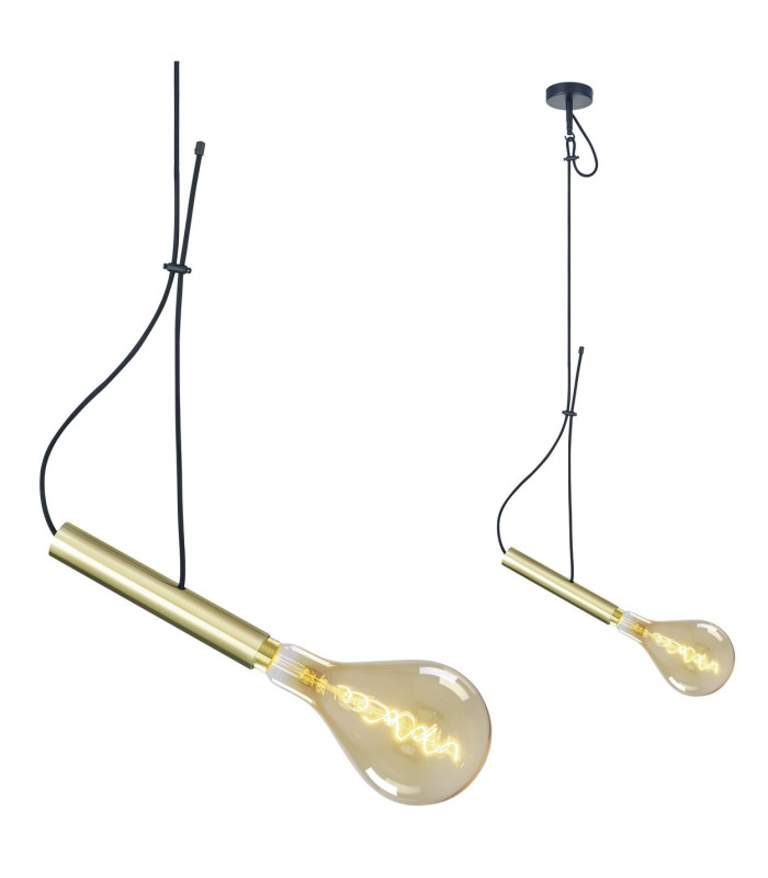 Corbatin Pendant Ceiling Light Brass 1xE27-6