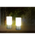 Naeve Set of 2 LED CCT Cylindrical Table Lamp White Battery Powered-2