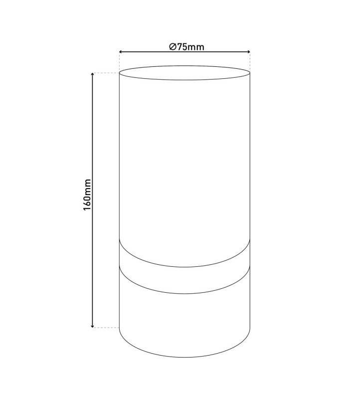 Naeve Set of 2 LED CCT Cylindrical Table Lamp White Battery Powered-3