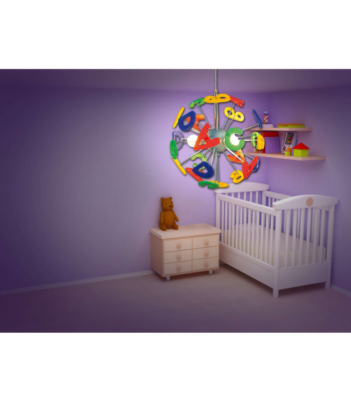 Kizi Childrens Light Multi Colour 3xE14-2