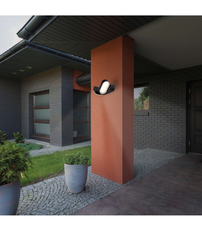 Motus LED Outdoor Flood Light Black 3000K IP54-2