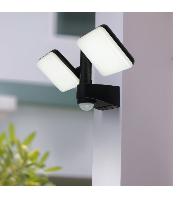 Jaro LED Twin Outdoor Flood Light Anthracite PIR Motion Sensor 4000K IP54-4