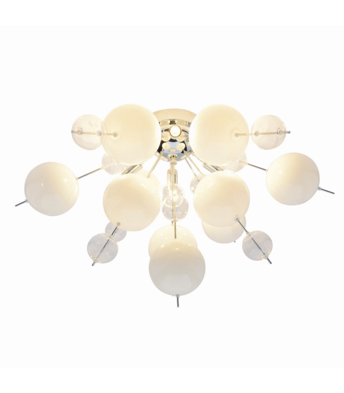 Explosion Semi Flush Ceiling Light White 6xG9-7