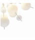 Explosion Semi Flush Ceiling Light White 6xG9-8