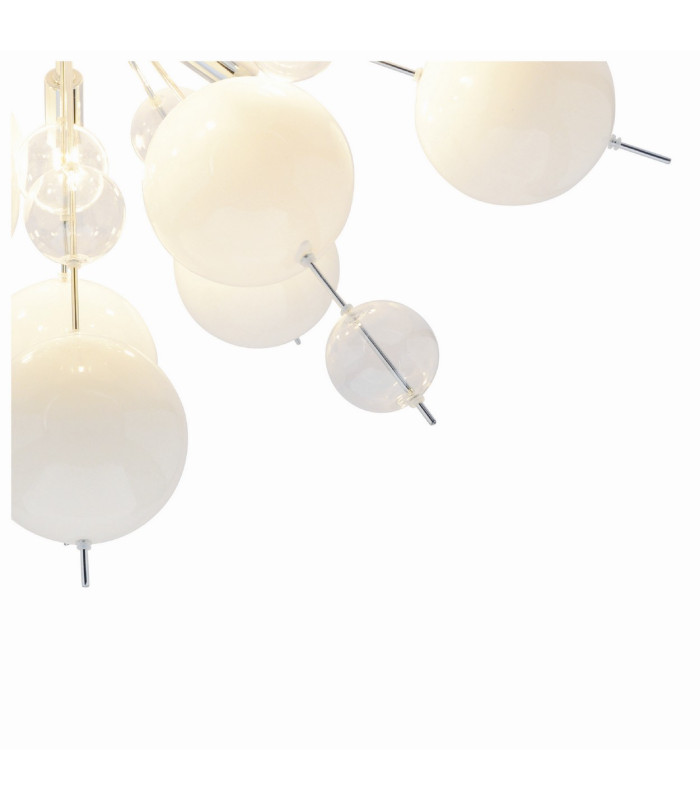 Explosion Semi Flush Ceiling Light White 6xG9-8