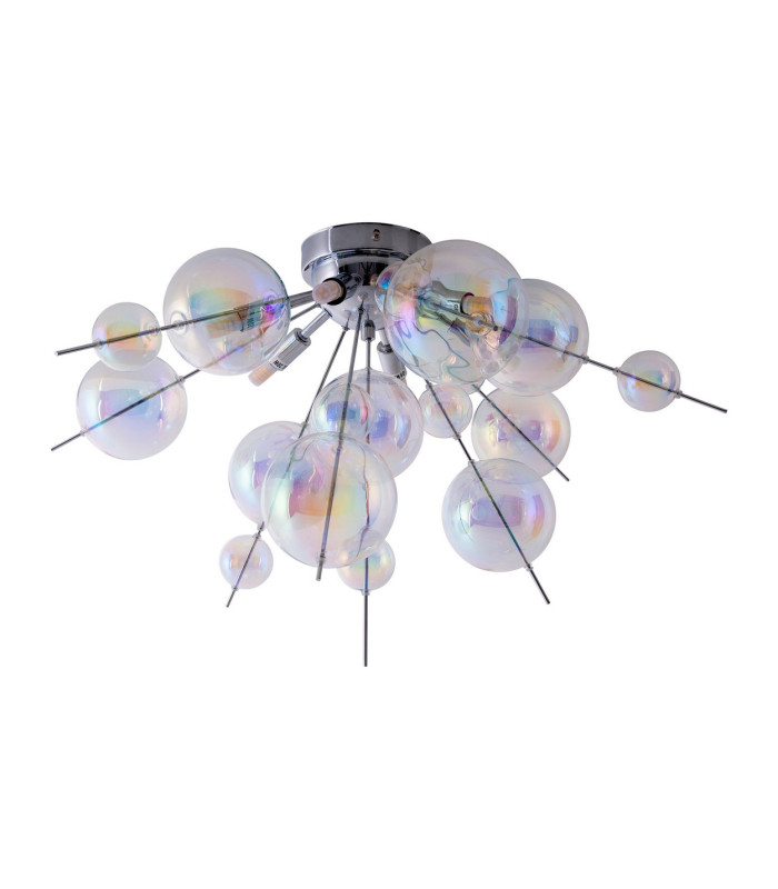 Explosion Semi Flush Ceiling Light Iridescent 6xG9-1