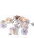 Explosion Semi Flush Ceiling Light Iridescent 6xG9-8