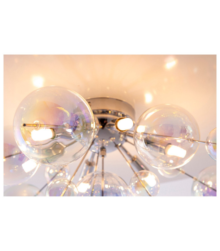 Explosion Semi Flush Ceiling Light Iridescent 6xG9-10