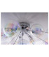 Explosion Semi Flush Ceiling Light Iridescent 6xG9-11