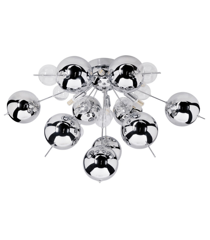 Explosion Semi Flush Ceiling Light Chrome 6xG9-1