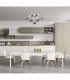 Explosion Semi Flush Ceiling Light Chrome 6xG9-2