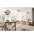 Explosion Semi Flush Ceiling Light Chrome 6xG9-3