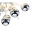 Explosion Semi Flush Ceiling Light Chrome 6xG9-9