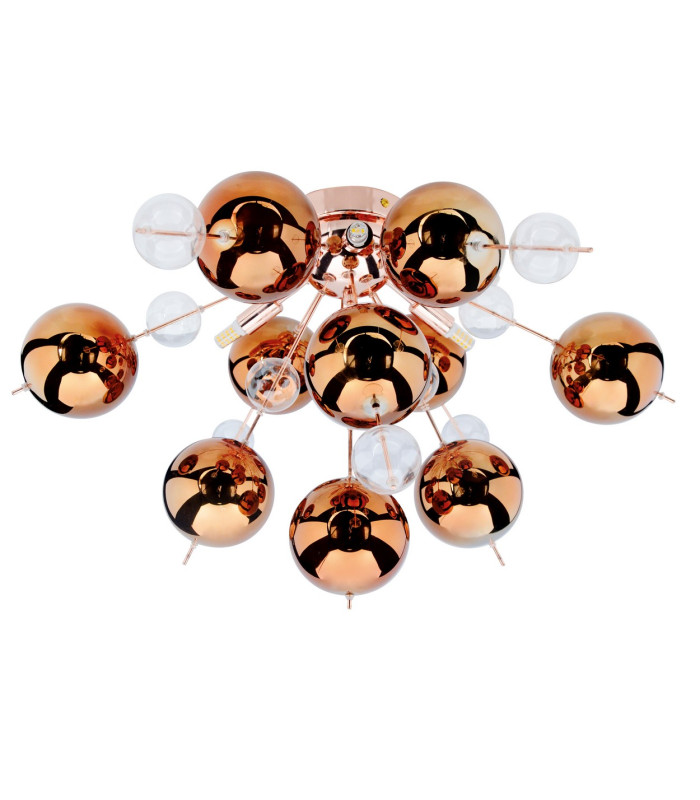 Explosion Semi Flush Ceiling Light Copper 6xG9-1