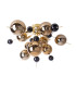 Explosion Semi Flush Ceiling Light Gold 6xG9-8