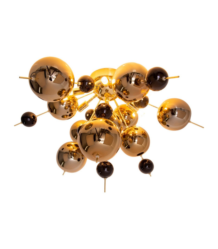 Explosion Semi Flush Ceiling Light Gold 6xG9-10