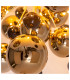 Explosion Semi Flush Ceiling Light Gold 6xG9-11