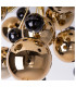 Explosion Semi Flush Ceiling Light Gold 6xG9-12