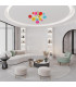Explosion Semi Flush Ceiling Light Multi Colour 6xG9-3