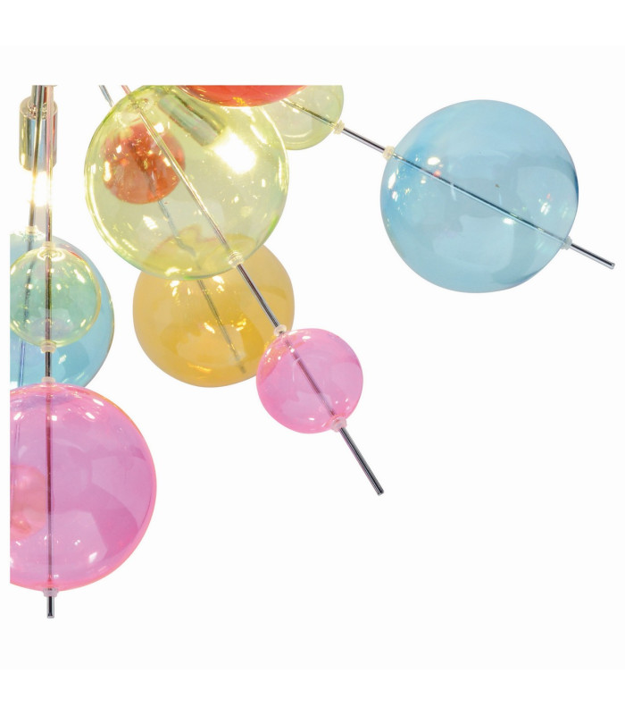 Explosion Semi Flush Ceiling Light Multi Colour 6xG9-6