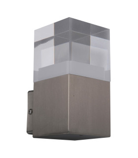 Leah LED Outdoor Modern Wall Lamp Steel-Blank 3000K IP44-1