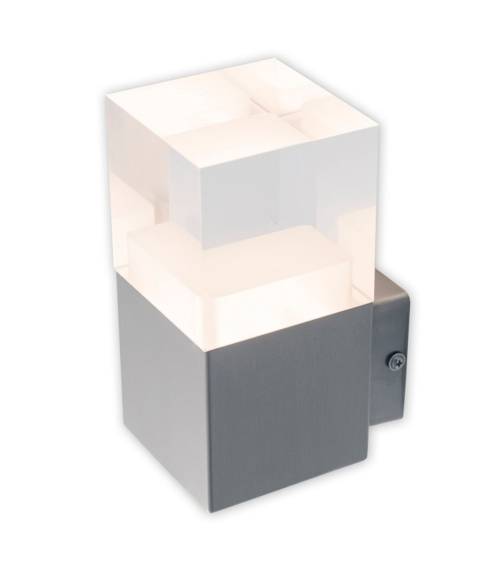 Leah LED Outdoor Modern Wall Lamp Steel-Blank 3000K IP44-6