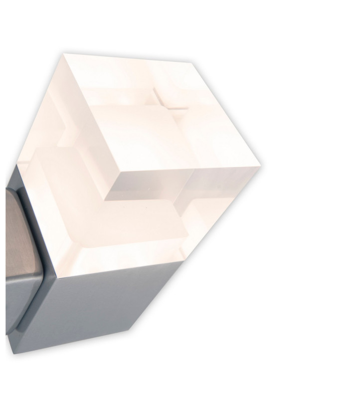 Leah LED Outdoor Modern Wall Lamp Steel-Blank 3000K IP44-8
