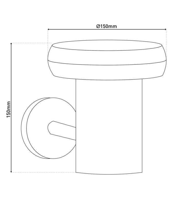 Pilz LED Outdoor Modern Wall Lamp Anthracite 3000K IP44-5