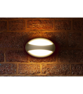 Kjell LED Outdoor Flush Wall Lamp Grey IP54-2
