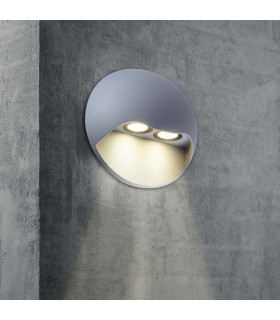 Vedus LED Outdoor Wall Down Lamp Silver 6400K IP54-2