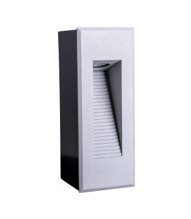 Kolari LED Outdoor Recessed Wall Lamp Silver 5800K IP65-1