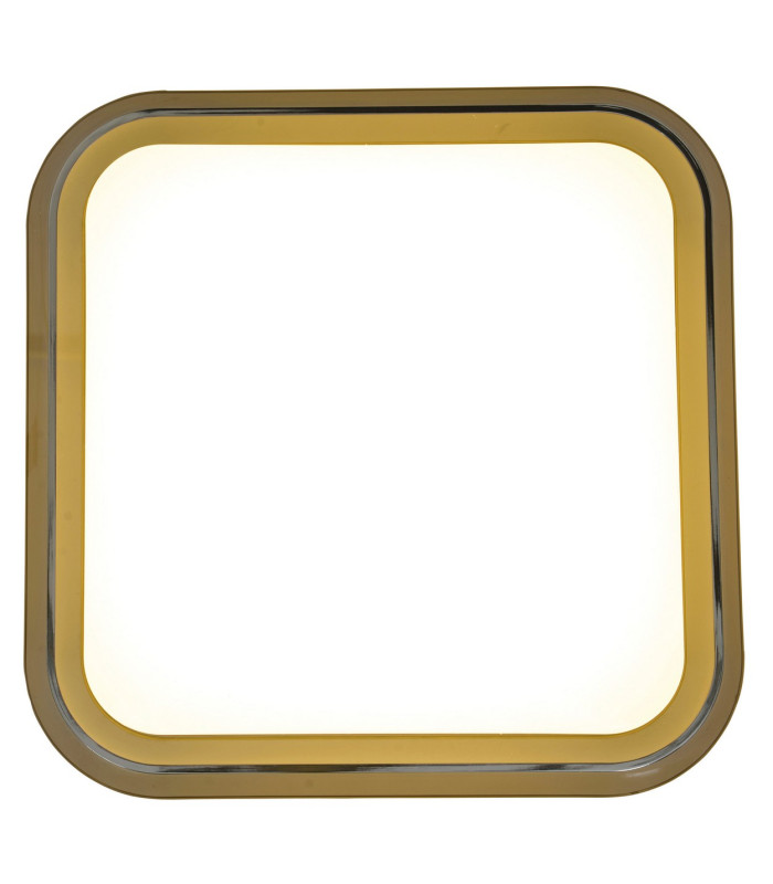Palermo LED Flush Ceiling Light Grey 4000K