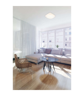 Quna LED Flush Ceiling Light White 3000K-2