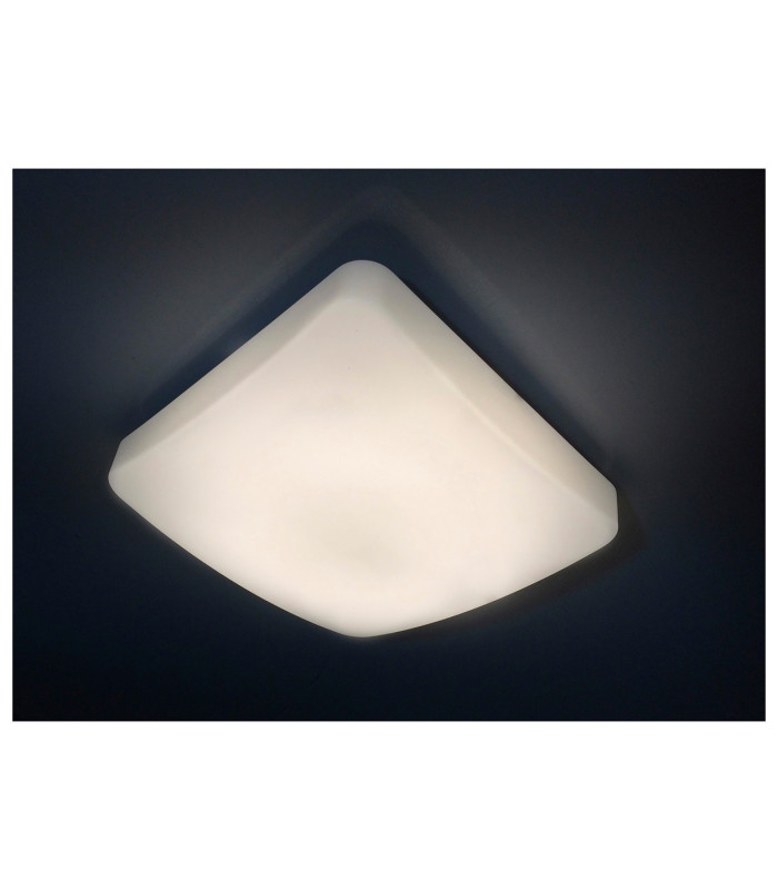 Quna LED Flush Ceiling Light White 3000K-4