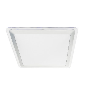 Bradfort LED Flush Ceiling Light Silver 3000K-1