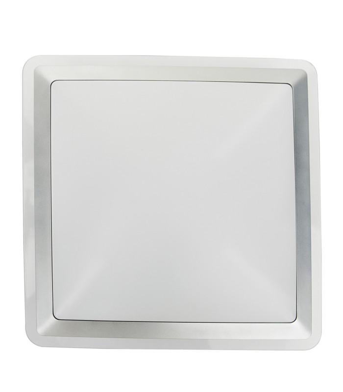 Bradfort LED Flush Ceiling Light Silver 3000K-7
